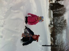 Shelby and Christian in the snow small