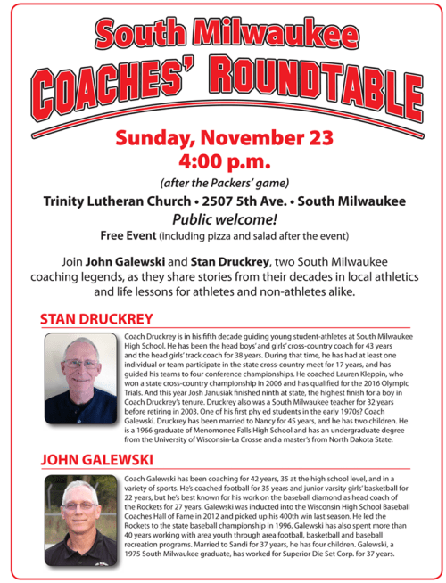 Coaches Roundtable flyer