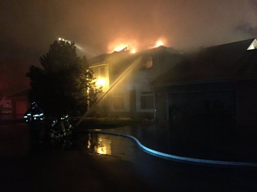 Cudahy condo fire