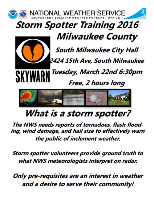 Storm Spotter training