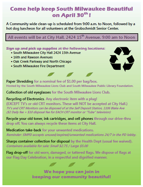 Earth Day flyer 3-31