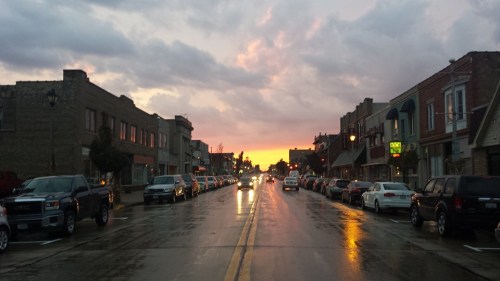 South Milwaukee downtown sunset (1)