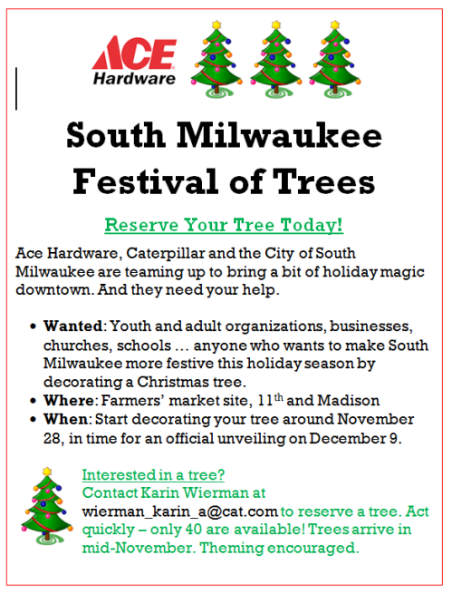 Festival of Trees flyer