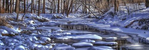 Oak Creek in winter