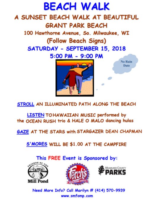 Beach Walk flyer