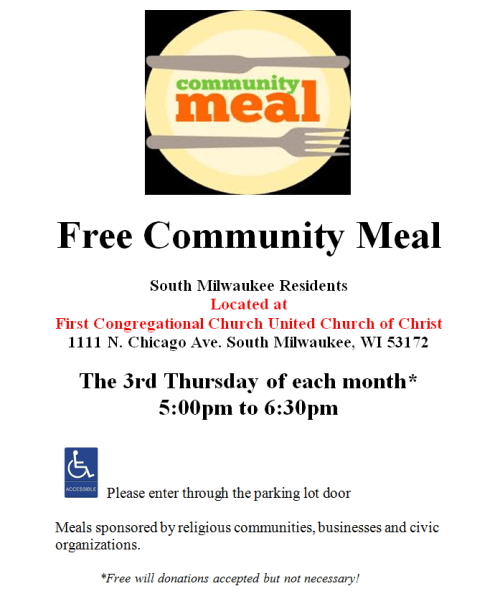 community-meal-flyer